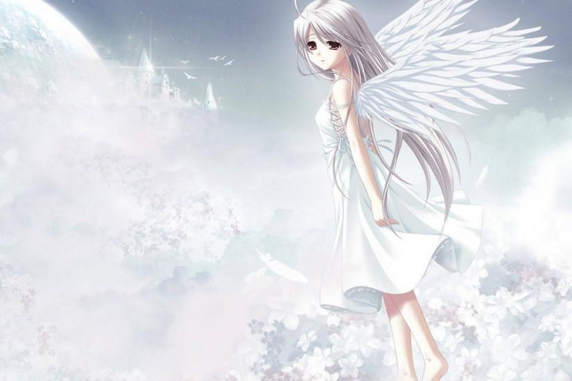 Cute Anime Angel Girl HD Wallpaper - Stylish HD Wallpapers