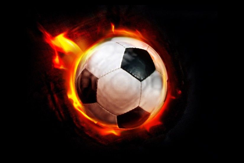 Burning Soccer Ball