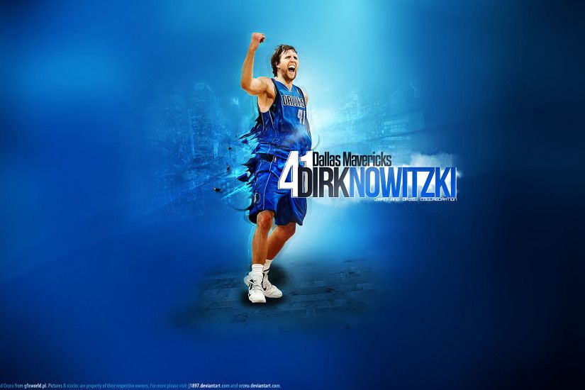 Dirk Nowitzki Mavs Playoffs Widescreen Wallpaper