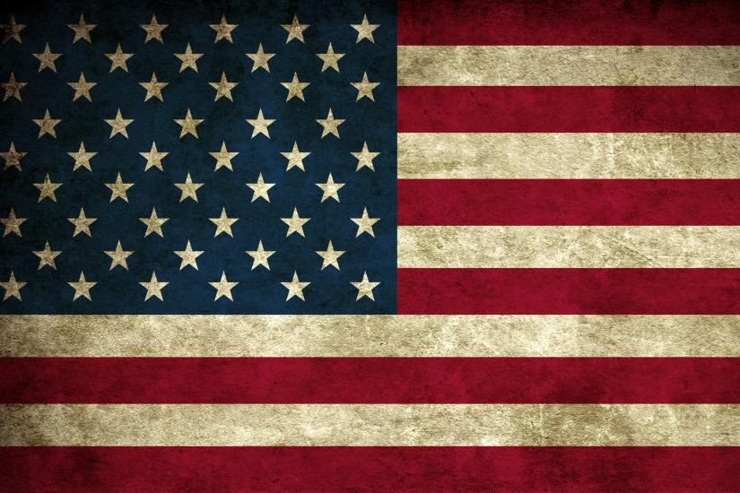 Grey American Flag Wallpaper HD.
