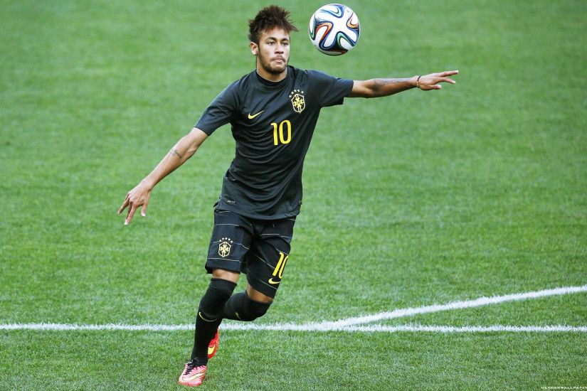 Neymar black Brazil jersey wallpaper