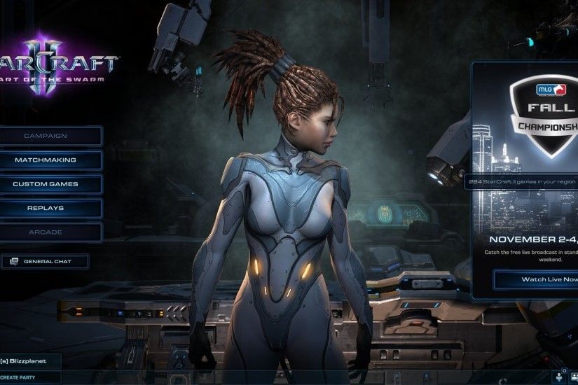 Video Game - StarCraft II: Heart of the Swarm Sarah Kerrigan Wallpaper