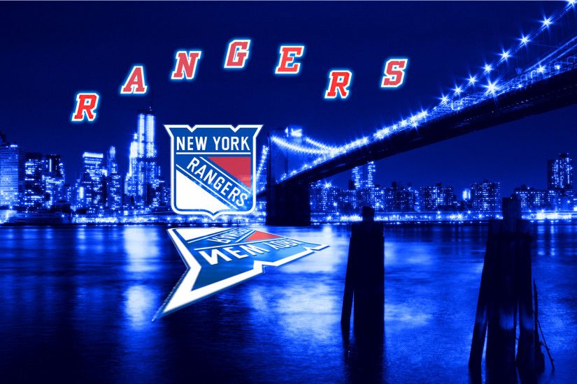 Realyze 5 0 NHL New York Rangers Blue City Wallpaper by Realyze