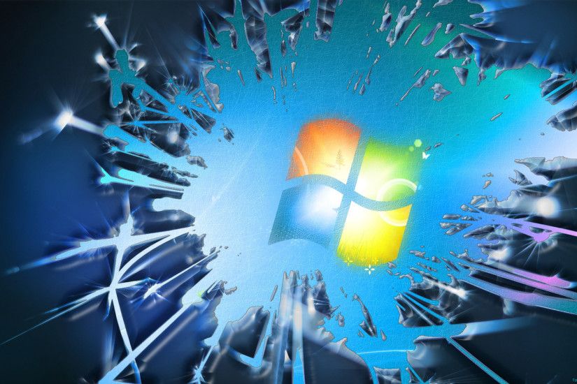 Broken Windows 7 Wallpaper Picture