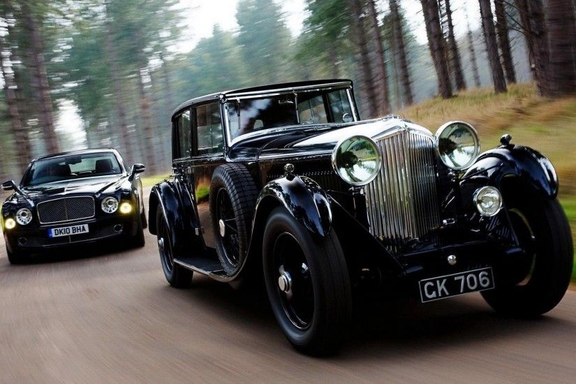 vehicle, Car, Old car, Classic car, Bentley, Bentley Mulsanne, Road