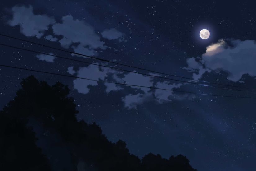 anime night sky wallpaper 5776