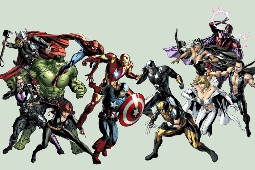 Comics - avengers vs. x-Men Thor Hawkeye Hulk Black Widow Spider-Man