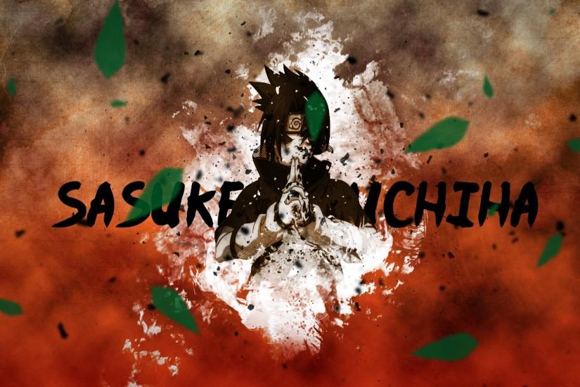 ... Sasuke Uchiha Wallpaper [text] by SMILYFACEvirus