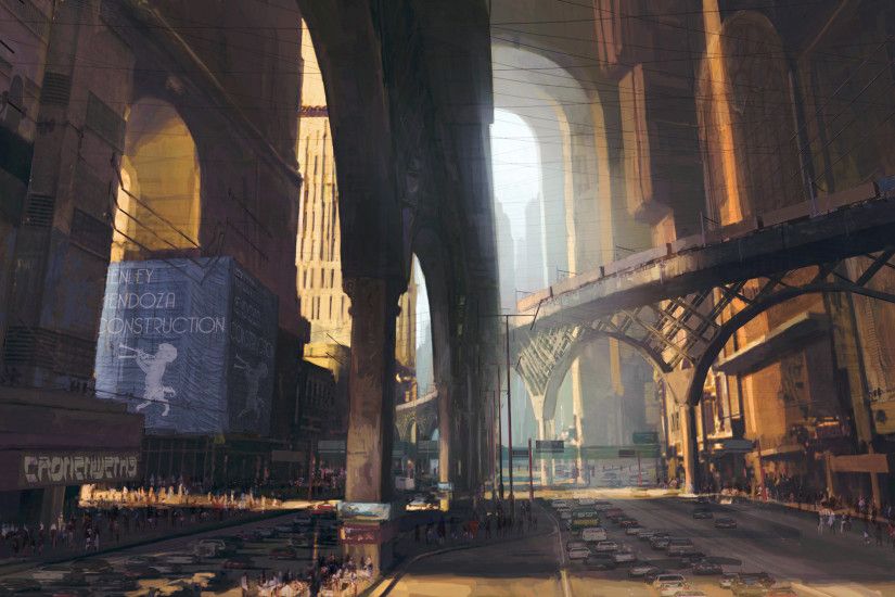 sci fi cities | Alpha Coders | Wallpaper Abyss Sci Fi City 280027