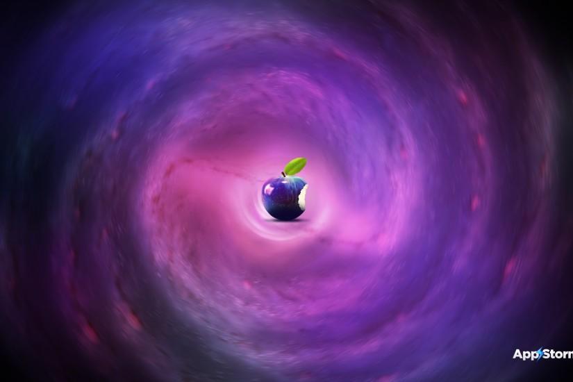 2560x1600 Wallpaper app storm, apple, mac, purple, smoke