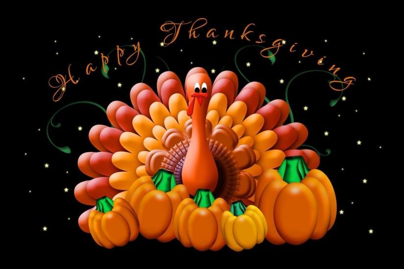 3D Thanksgiving HD Wallpaper.