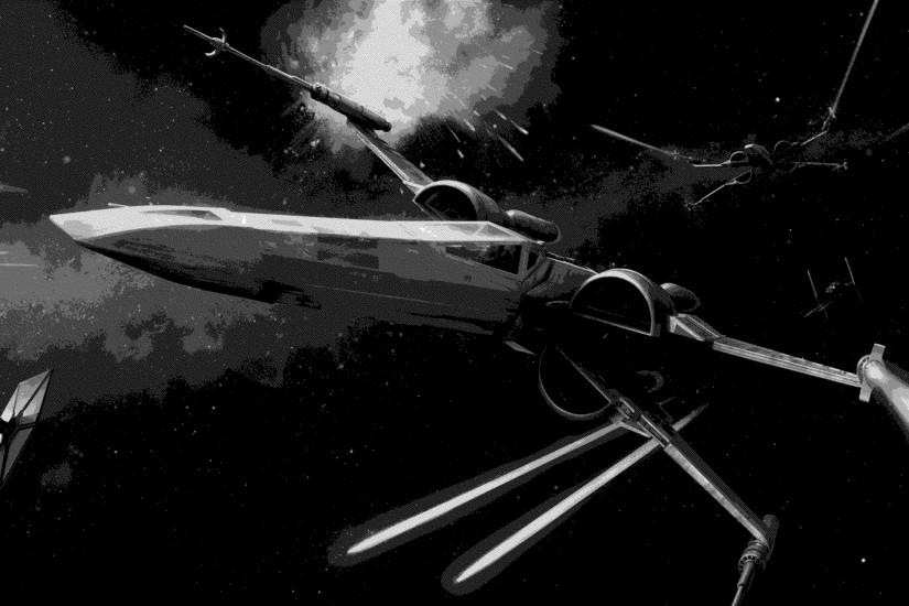 space, Spaceship, X wing, Star Wars Wallpaper HD