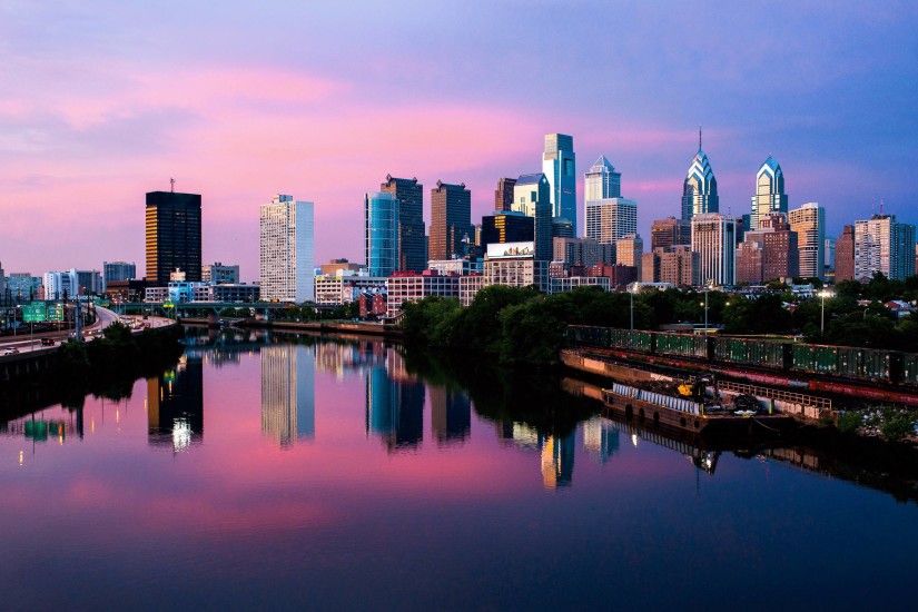 Philadelphia Skyline Wallpaper Photo Art Print Philly Picture Pictures
