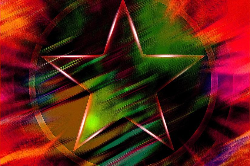 Colorful Background Star