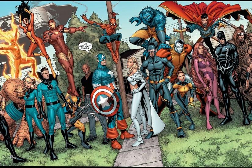 The Avengers Marvel Cartoon Wallpaper 2890 Wallpaper with 1920x1080 .