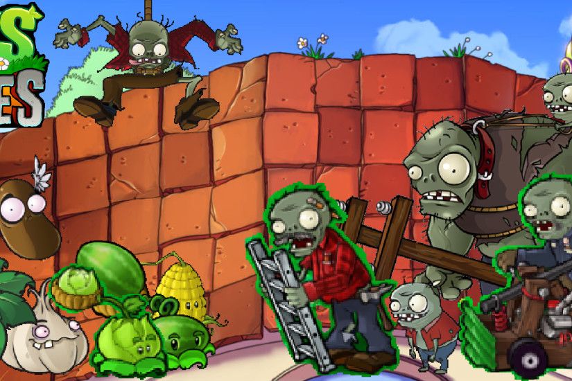Plants vs Zombies Roof Wallpaper by PhotographerFerd Plants vs Zombies Roof  Wallpaper by PhotographerFerd