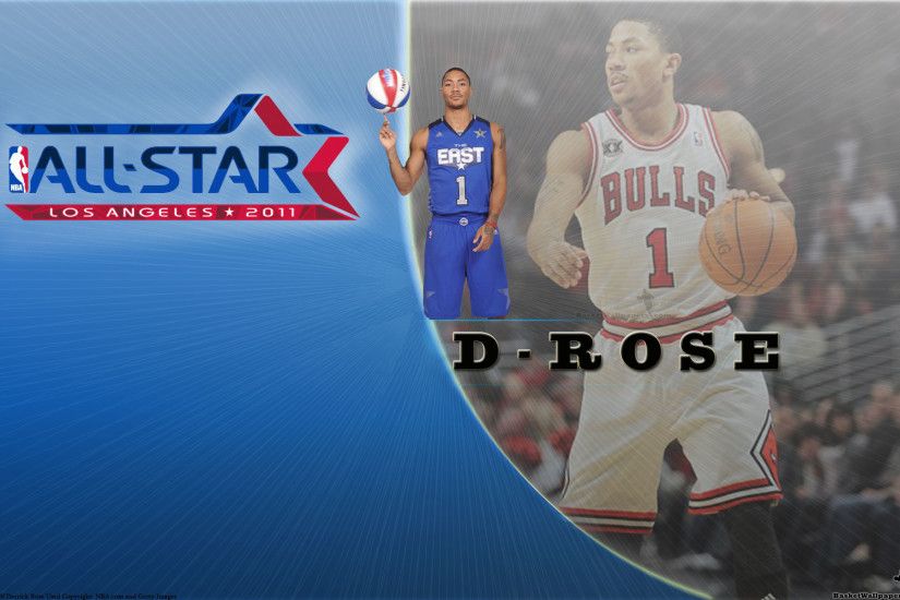 Derrick Rose All-Star 2011 Widescreen Wallpaper