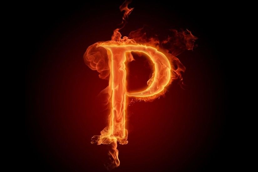 The fiery English alphabet picture P Wallpapers - HD Wallpapers 73630