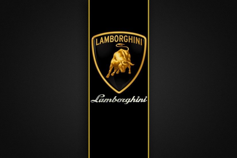 Car Black Lamborghini Logo Wallpaper HD Wallpaper