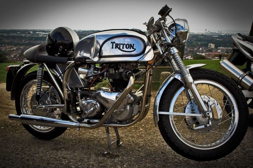 Download Free Vintage Triumph Motorcycle HD Wallpaper | HD .