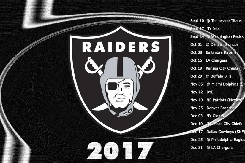 2017 Raiders Schedule