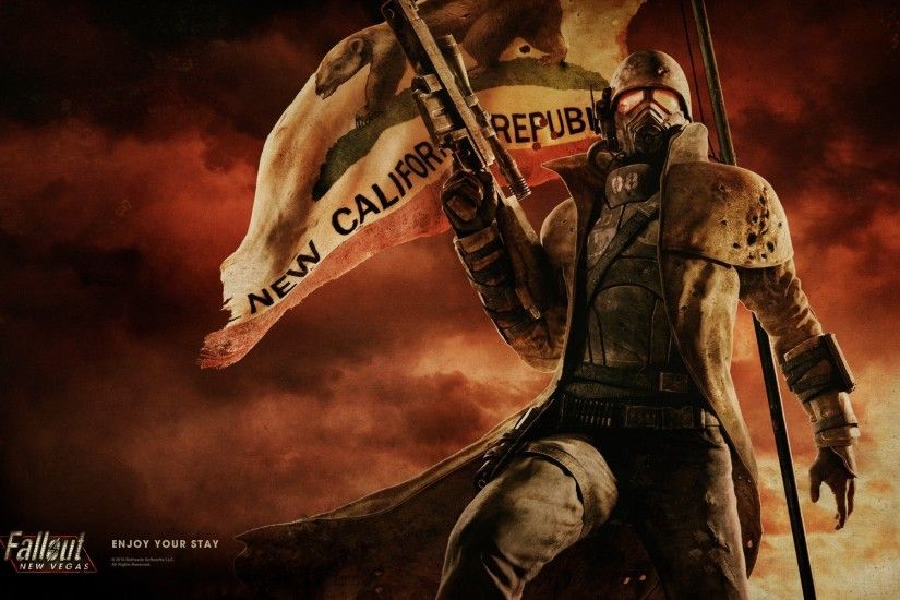 Fallout New Vegas 414833. UPLOAD. TAGS: Walls Cool Vegas Video California  Backgrounds Background Game Republic Fallout