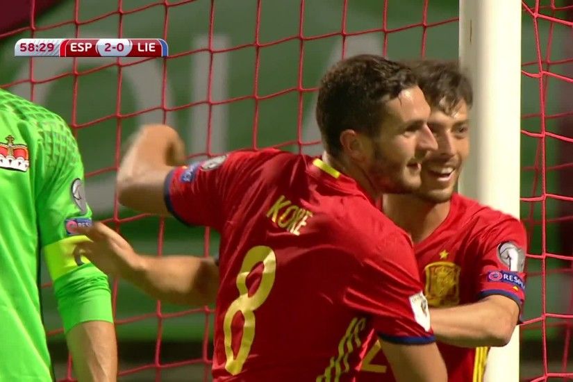 Diego Costa thanks Spain team-mates after Liechtenstein rout
