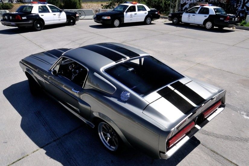 ford mustang gt500 eleanor ford mustang eleanor muscle car muscle car rear  view police