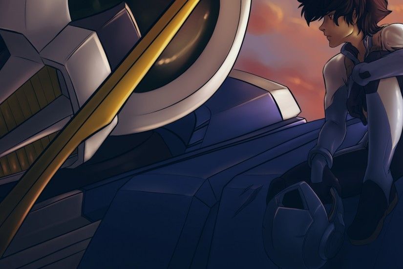 Setsuna F. Seiei, Mobile Suit Gundam 00, Mecha, Profile View