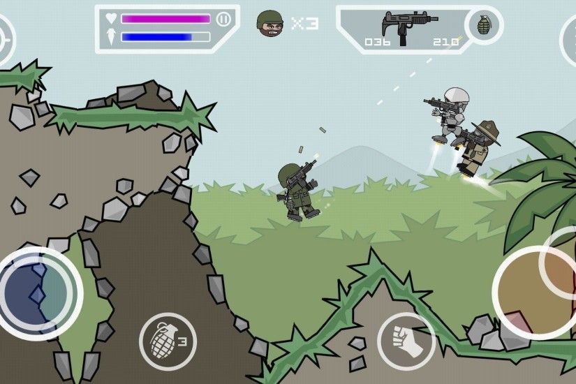 Doodle Army 2 : Mini Militia v3.0.27 Android APK Hack Mod Download .