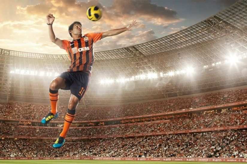 ... Soccer player hits the ball wallpapers and images wallpapers