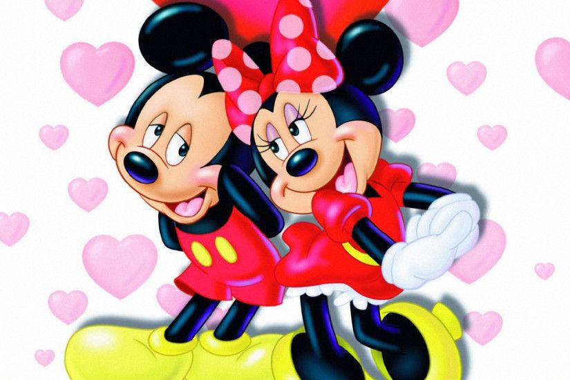Minnie E Mickey, mouse, love, cartoon, 1920x1200 wallpaper