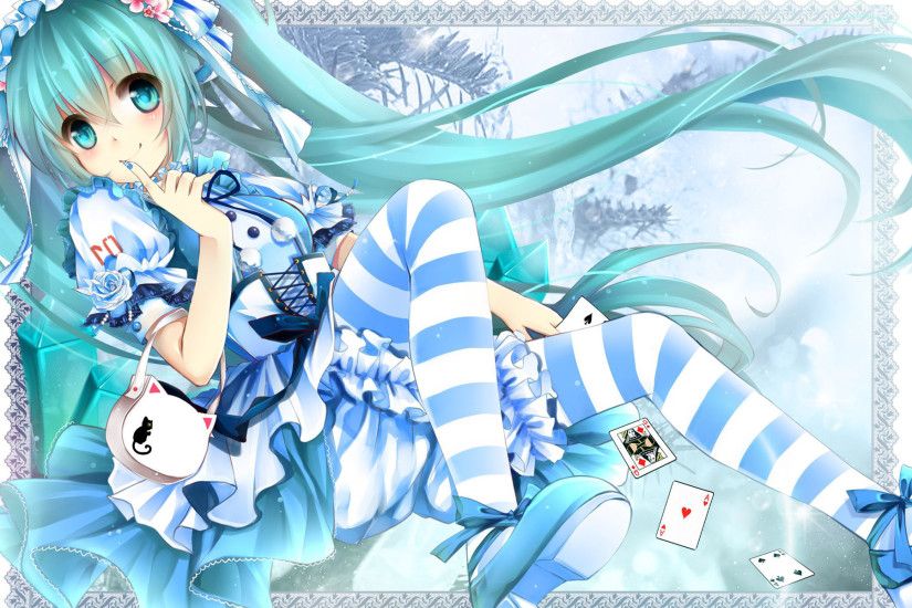 ... miku - Vocaloid HD Wallpaper 1920x1200