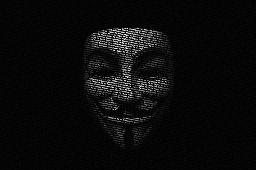 Anonymous Black Wallpaper Desktop #6333 Wallpaper | Cool .
