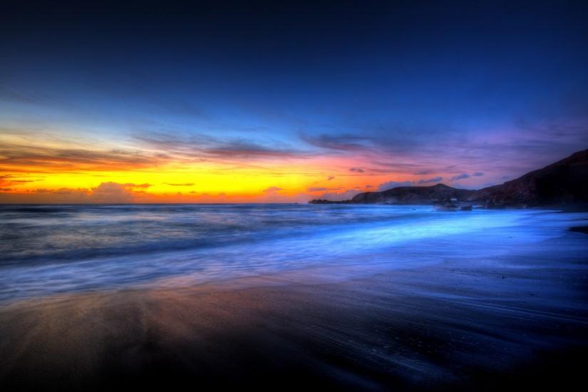 File Name: Beautiful Beach Sunset Wallpaper
