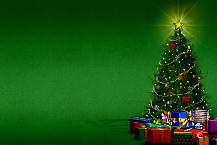 Christmas tree & gift boxes