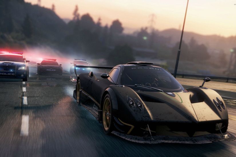 Pagani Zonda R chased in Need for Speed: Most Wanted wallpaper