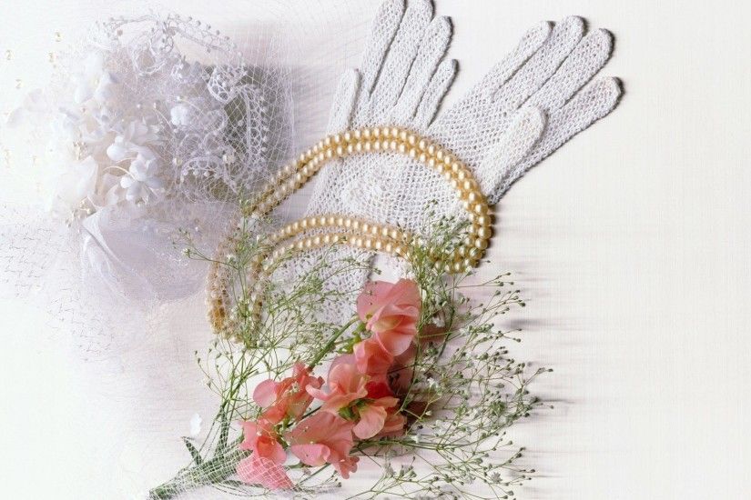 Wedding Tag - Memories Pearls Wedding Happy Necklace Sweet Baby Flowers  Breath Pearl Babies Hd Flower