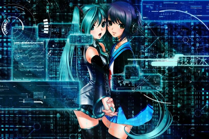 Anime Wallpaper HD Blue Background