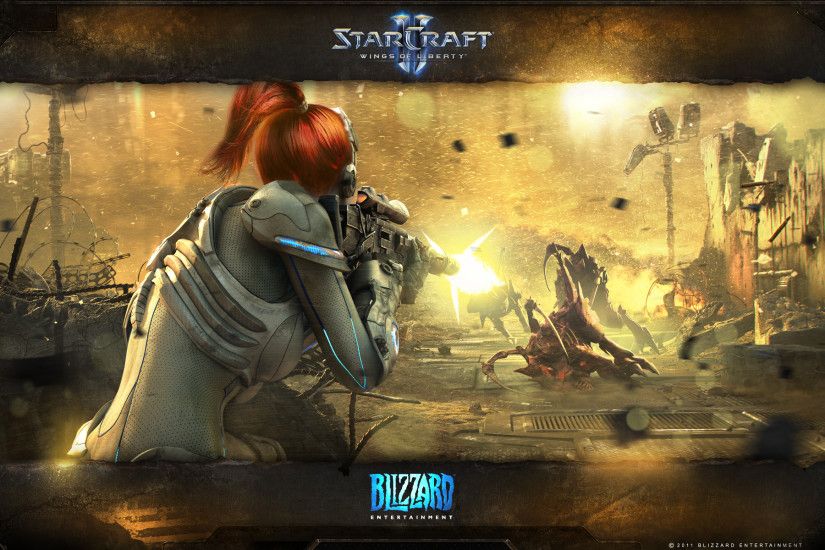 Video Game - StarCraft II: Heart of the Swarm Sarah Kerrigan Wallpaper