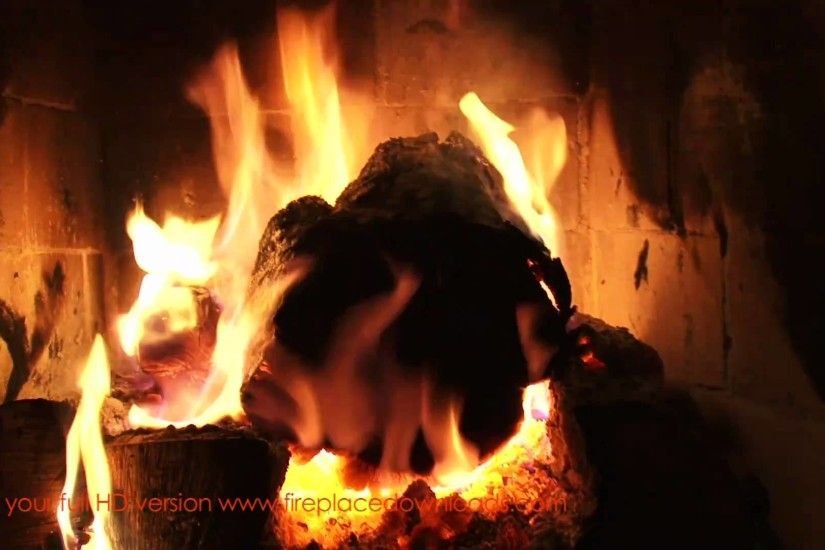 Virtual HD Fireplace video 1080p (Large Log fire) - Fireplace Downloads -  YouTube