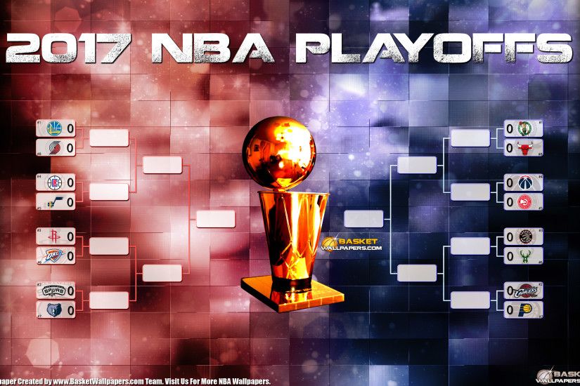 2017 NBA Playoffs Bracket 2880x1800 Wallpaper