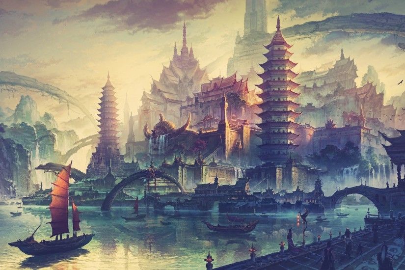 Fantasy – Oriental Wallpaper Â· 292631
