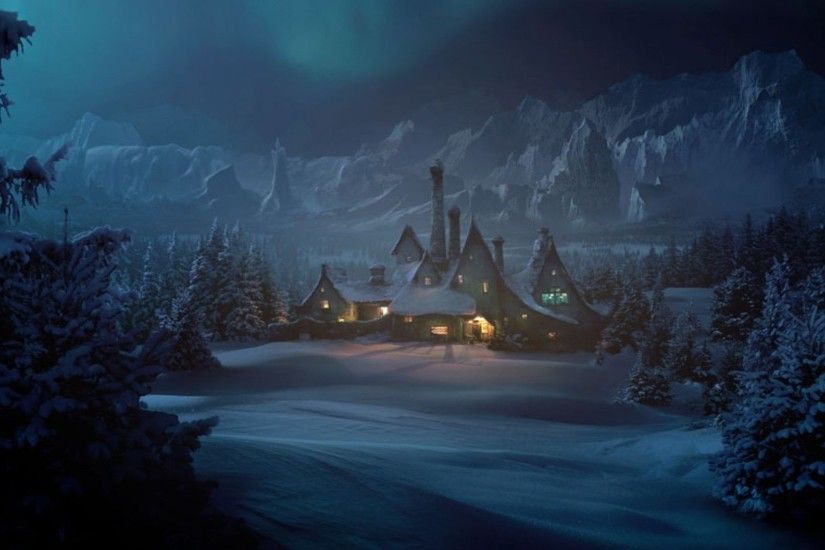 Winter Fantasy Nature Landscape Dual Wallpaper