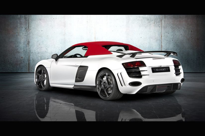 2012 Mansory Audi R8 Spyder - Rear And Side Top Up - 1920x1440 - Wallpaper