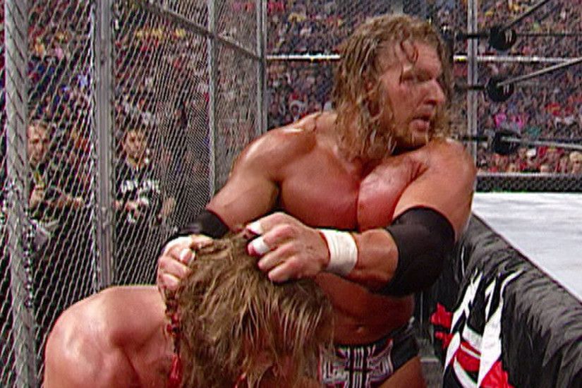 Triple-H-Chris-Jericho-Hell-in-a-Cell