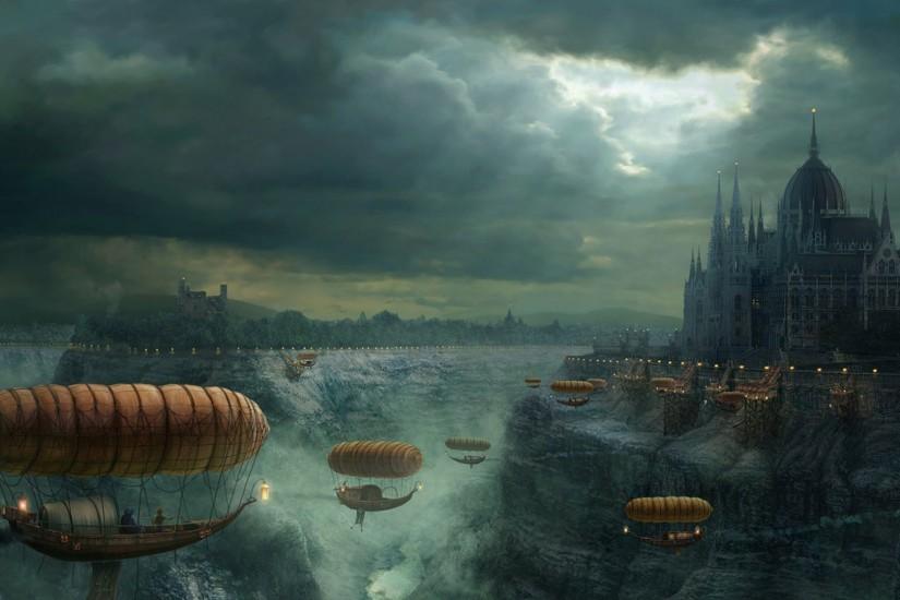 steampunk background 1920x1080 for tablet