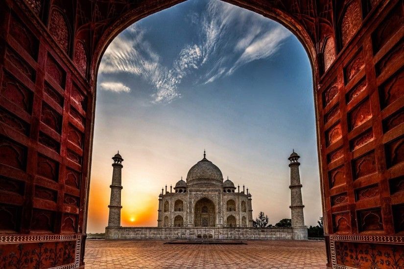 Taj Mahal in India best world wonders HD wallpapers