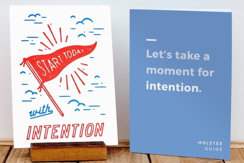 Shop the Intention Kit Holstee Members save 20%!