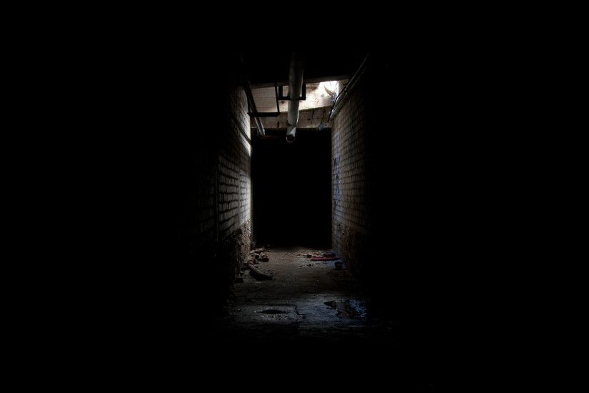... creepy corridor hallway black dark creepy wallpaper at dark; new scary  ...